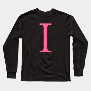 Pink I Long Sleeve T-Shirt